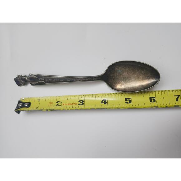 Vintage 1930s Charlie McCarthy Duchess Silverplate Souvenir Spoon Radio Era - Picture 7 of 7